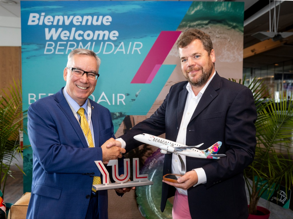 BermudAir takes off from Montreal