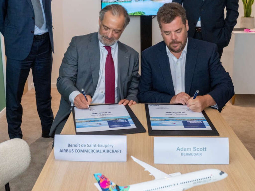 BermudAir signs deal for ten Airbus A220-300 aircraft