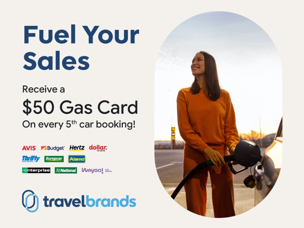 ‘Fuel Your Sales’ with travelbrands car rental incentive